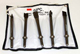 Комплект длинных зубил для пневматического молотка (JAH-6833H), 5 предметов в Железноводске